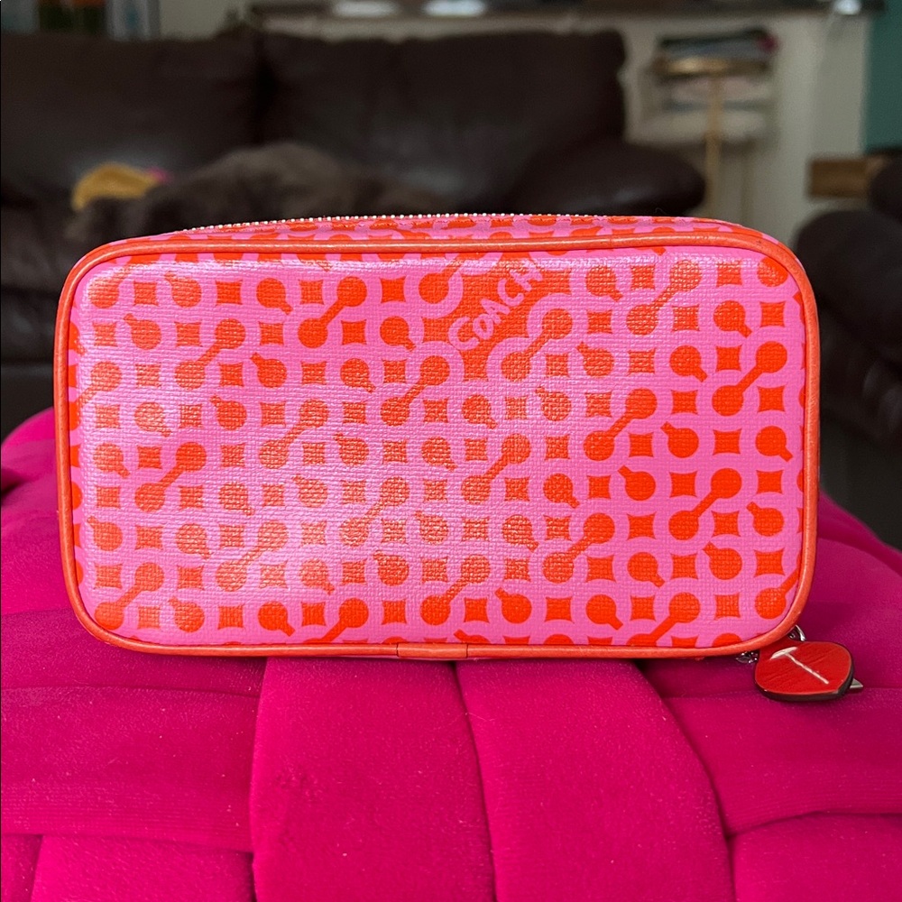 Coach Poppy Op Art Jewelry Pouch-Like New - Picture 4 of 16